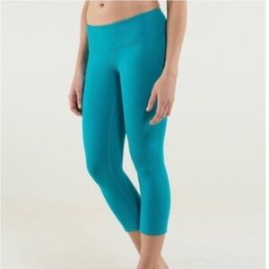 Lululemon Wunder Under Crop Reversible Leggings Women’s Size 4